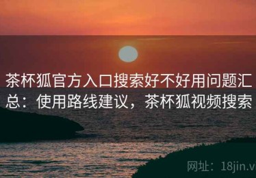 茶杯狐官方入口搜索好不好用问题汇总：使用路线建议，茶杯狐视频搜索