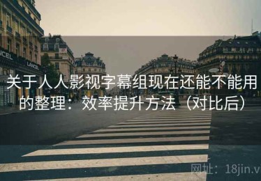 关于人人影视字幕组现在还能不能用的整理：效率提升方法（对比后）