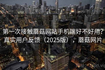 第一次接触蘑菇网站手机端好不好用？真实用户反馈（2025版），蘑菇网片