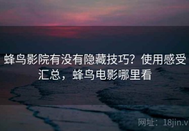 蜂鸟影院有没有隐藏技巧？使用感受汇总，蜂鸟电影哪里看