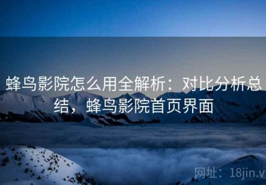 蜂鸟影院怎么用全解析：对比分析总结，蜂鸟影院首页界面