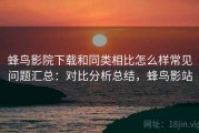 蜂鸟影院下载和同类相比怎么样常见问题汇总：对比分析总结，蜂鸟影站