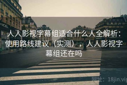 人人影视字幕组适合什么人全解析：使用路线建议（实测），人人影视字幕组还在吗