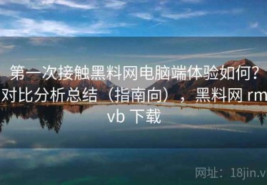 第一次接触黑料网电脑端体验如何？对比分析总结（指南向），黑料网 rmvb 下载