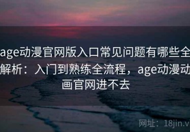 age动漫官网版入口常见问题有哪些全解析：入门到熟练全流程，age动漫动画官网进不去