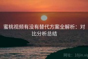 蜜桃视频有没有替代方案全解析：对比分析总结