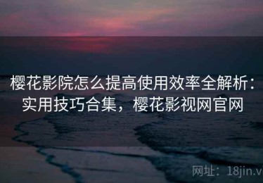 樱花影院怎么提高使用效率全解析：实用技巧合集，樱花影视网官网