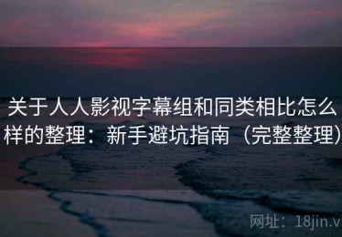 关于人人影视字幕组和同类相比怎么样的整理：新手避坑指南（完整整理）