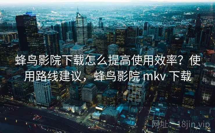 蜂鸟影院下载怎么提高使用效率？使用路线建议，蜂鸟影院 mkv 下载