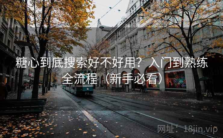 糖心到底搜索好不好用？入门到熟练全流程（新手必看）