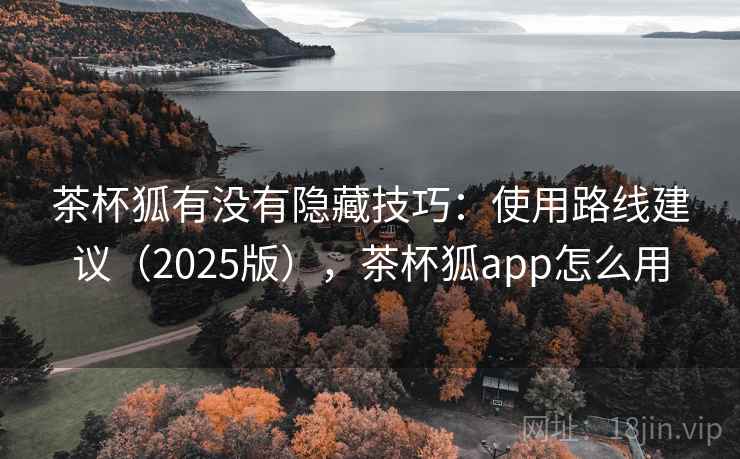 茶杯狐有没有隐藏技巧:使用路线建议(2025版),茶杯狐app怎么用 茶杯狐有没有隐藏技巧:使用路线建议(2025版),茶杯狐app怎么用